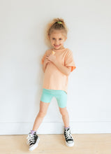Load image into Gallery viewer, Bike Shorts | Lime Sherbert - Size 4/5Y