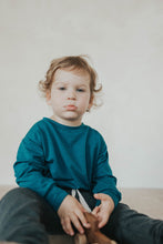 Load image into Gallery viewer, Long Sleeve Tee | Sapphire - Size 12-18M