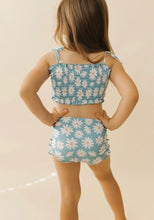Load image into Gallery viewer, The "Chloe" Girls High Waist Smocked Bikini - Size 2/3Y