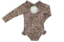 Load image into Gallery viewer, The "Parker" Ruffle Rashguard Suit