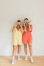 Load image into Gallery viewer, Ladies Shorts Romper | Lemon Gelato