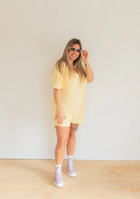 Load image into Gallery viewer, Ladies Shorts Romper | Lemon Gelato
