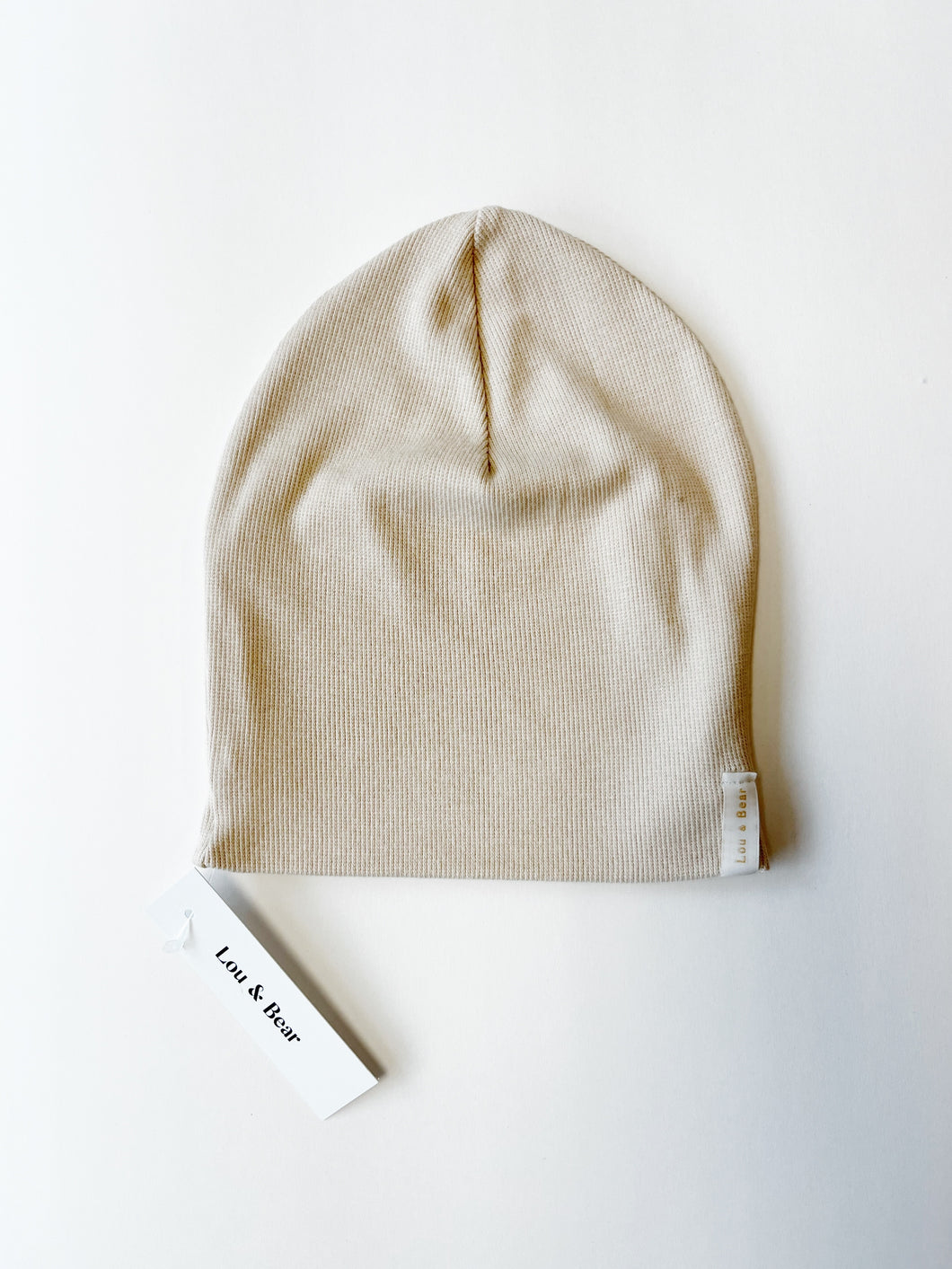 Ribbed Slouch Beanies | Biscotti 1-3Y