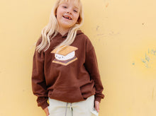 Load image into Gallery viewer, Kawaii S&#39;more Hooded Sweatshirt | Chocolate
