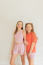 Load image into Gallery viewer, Youth Bike Shorts | Lavender Sorbet
