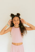 Load image into Gallery viewer, Youth High Neck Tank | Lavender Sorbet
