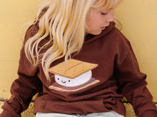 Load image into Gallery viewer, Kawaii S&#39;more Hooded Sweatshirt | Chocolate
