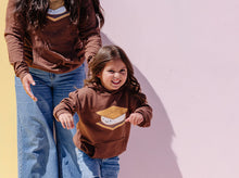 Load image into Gallery viewer, Kawaii S&#39;more Hooded Sweatshirt | Chocolate
