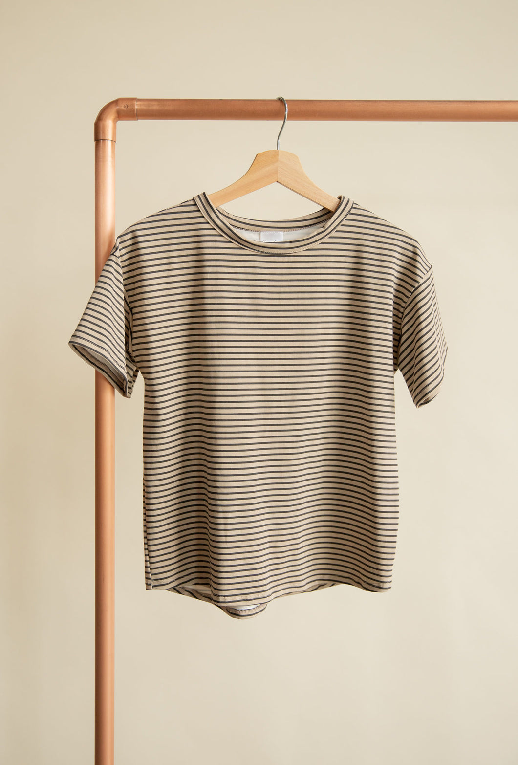 Essential Tee | Sandstripe