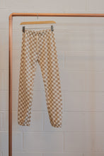 Load image into Gallery viewer, Youth Terry Sweatpants | Beige Checkers
