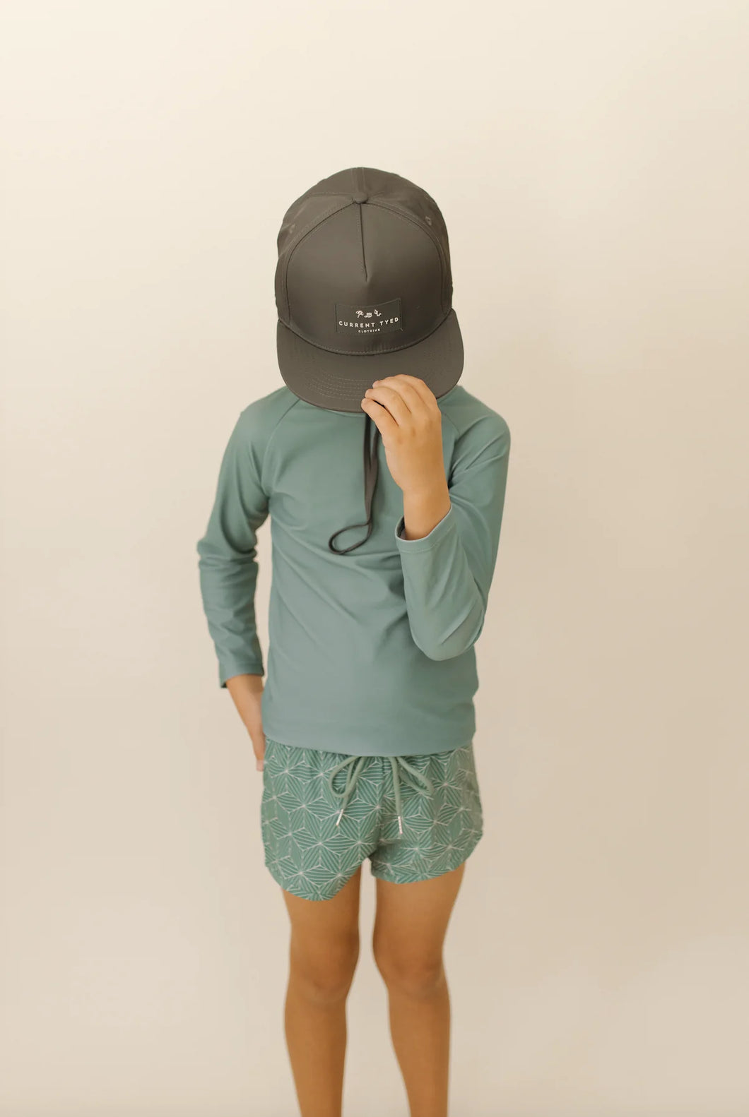 Classic Waterproof Snapback Hats | Charcoal
