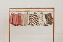 Load image into Gallery viewer, Youth Relaxed Shorts | Mini Latte Stripe
