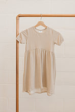 Load image into Gallery viewer, Youth Empire Dress | Mini Latte Stripe
