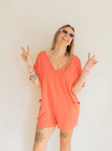 Load image into Gallery viewer, Ladies Shorts Romper | Watermelon Ice
