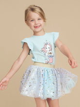 Load image into Gallery viewer, Butterfly Unicorn Tulle Skirt
