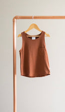 Load image into Gallery viewer, Pocket Tank | Rustic Brown - Size 10/11Y
