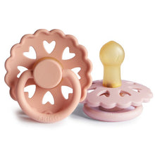Load image into Gallery viewer, FRIGG Andersen Natural Rubber Baby Pacifier | Pretty in Peach / Primrose
