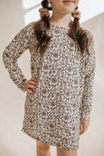 Load image into Gallery viewer, Floral Terry Sweater Dress - Size 10/11Y
