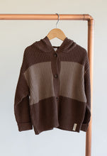 Load image into Gallery viewer, Knit Button Cardigan | Cocoa Brown with Portabella
