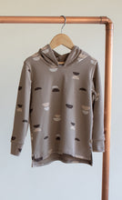 Load image into Gallery viewer, Terry Hoodie | Crescents - Size 4/5Y
