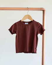 Load image into Gallery viewer, Lettuce Hem Tee | Cranberry
