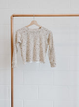 Load image into Gallery viewer, Terry Cropped Crew Neck | Secret Garden
