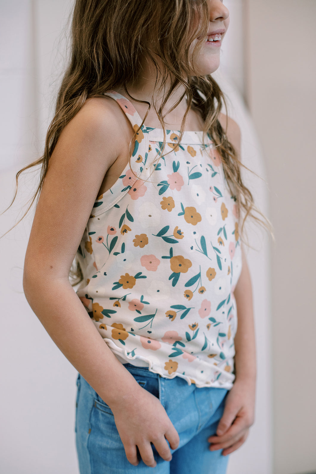 Fitted Tank | Summer Floral - Size 12-18M