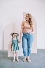 Load image into Gallery viewer, Peplum Tank | Eucalyptus
