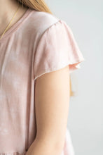 Load image into Gallery viewer, Flutter Sleeve Dress | Petal Tie Dye
