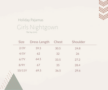 Load image into Gallery viewer, Holiday Bamboo Nightgown | Winter Berries - Size 10/11Y
