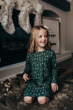 Load image into Gallery viewer, Holiday Bamboo Nightgown | Winter Berries - Size 10/11Y
