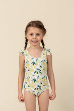 Load image into Gallery viewer, The &quot;Sophie&quot; Ruffle Shoulder One Piece - Size 8/9Y
