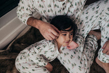 Load image into Gallery viewer, Holiday Bamboo Pajama Set | Holiday Tree Farm - Size 10/11Y
