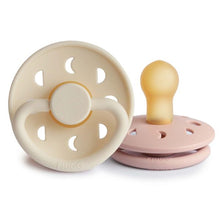 Load image into Gallery viewer, FRIGG Moon Natural Rubber Baby Pacifier | Blush / Cream
