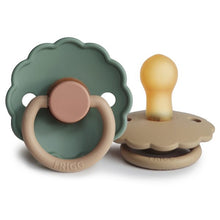 Load image into Gallery viewer, FRIGG Daisy Natural Rubber Baby Pacifier | Willow/Croissant
